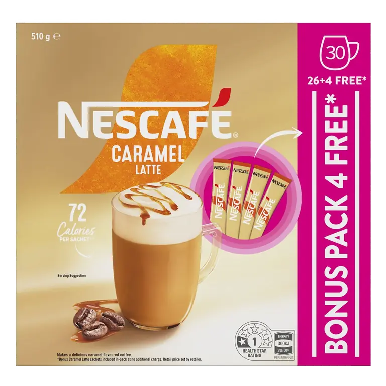 Coffee Sachets Caramel Latte