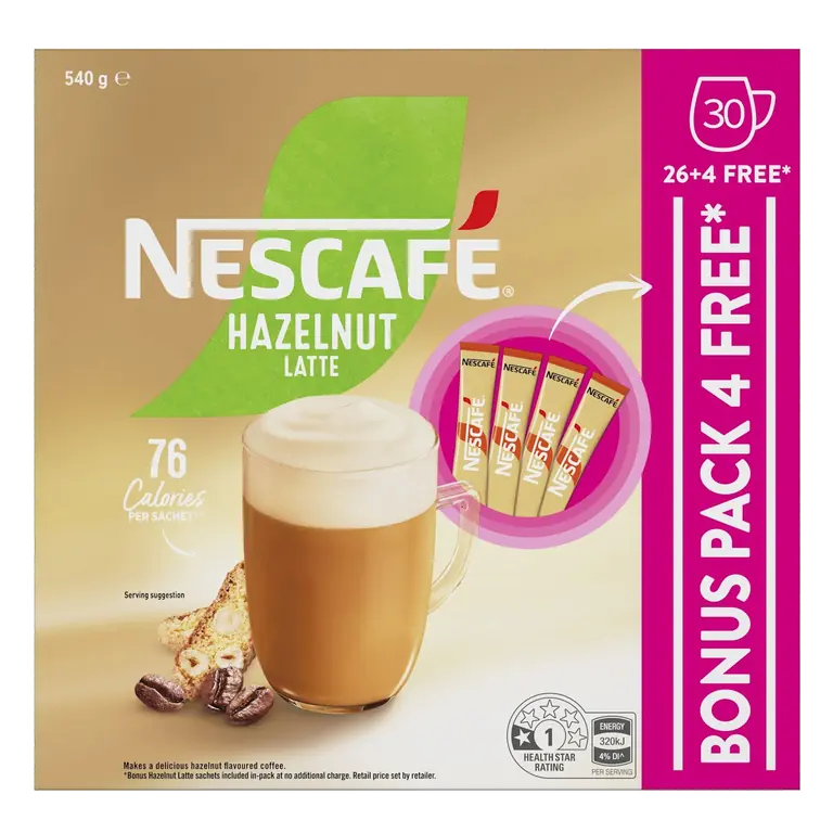 Coffee Sachets Hazelnut