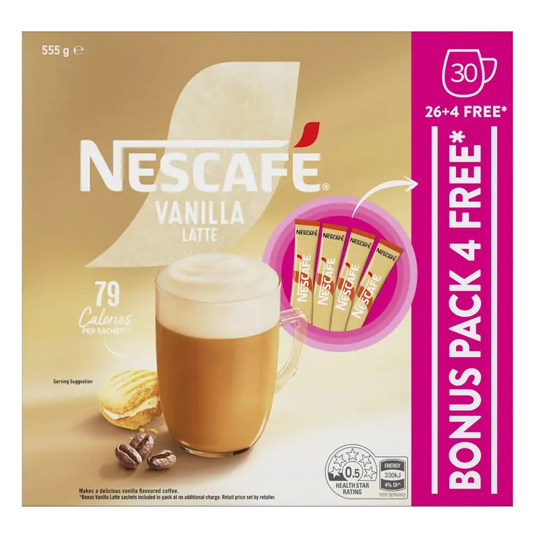 Coffee Sachets Vanilla