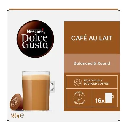 Dolce Gusto Cafe Au Lait Coffee Capsules