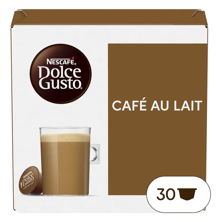 Dolce Gusto Cafe Au Lait Coffee Pods x30 (30 Servings)