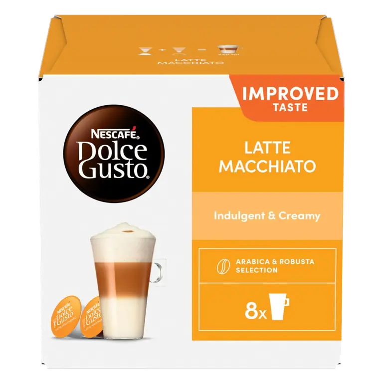 Dolce Gusto Latte Macchiato Coffee Pods x16 (8 Servings)