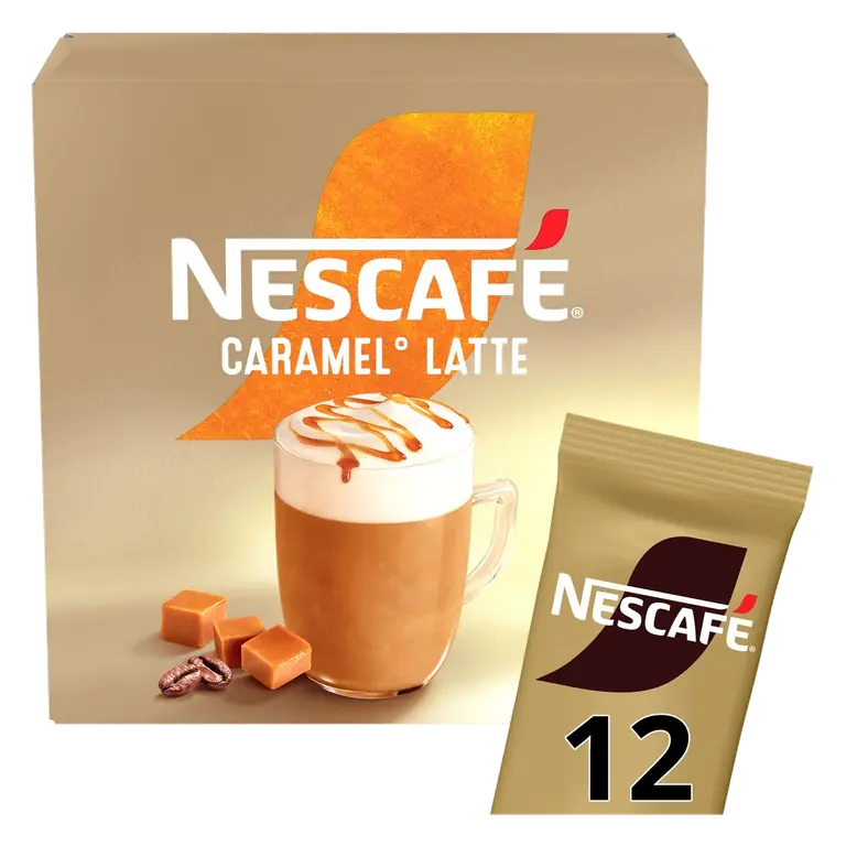 Frothy Caramel Latte Sachets