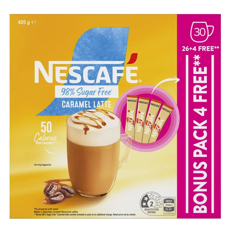 Gold Cappuccino 98% Sugar Free Caramel