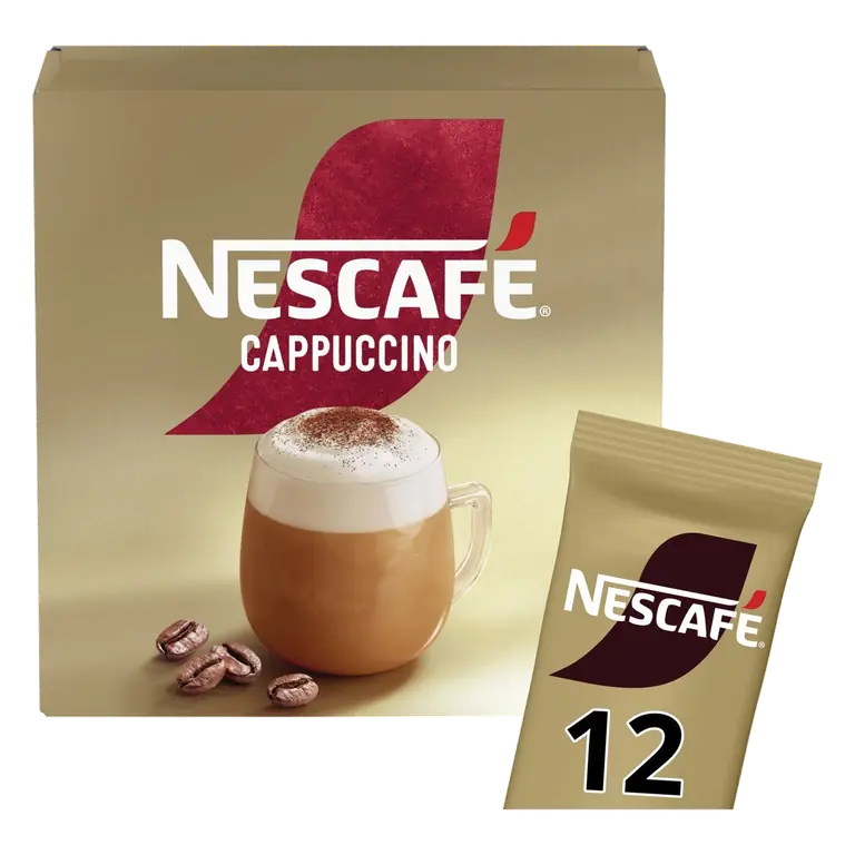 Gold Cappuccino Instant Coffee 12 Sachets