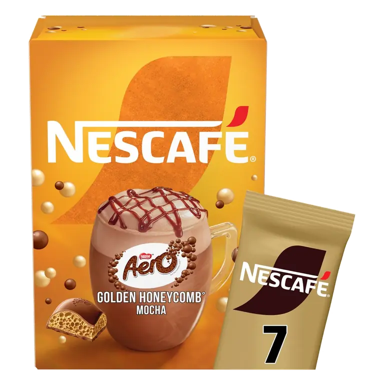 Gold Mocha Aero Honeycomb 7 Sachets