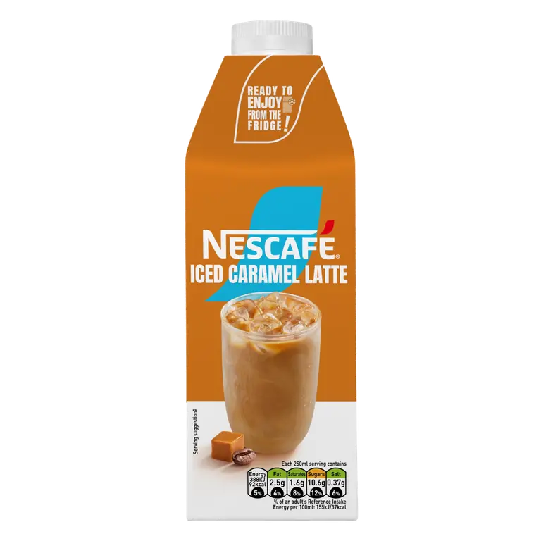 Nescafe Iced Coffee Caramel Flavour Latte 750ml