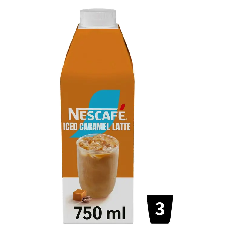 Iced Coffee Caramel Flavour Latte Multiserve 750ml