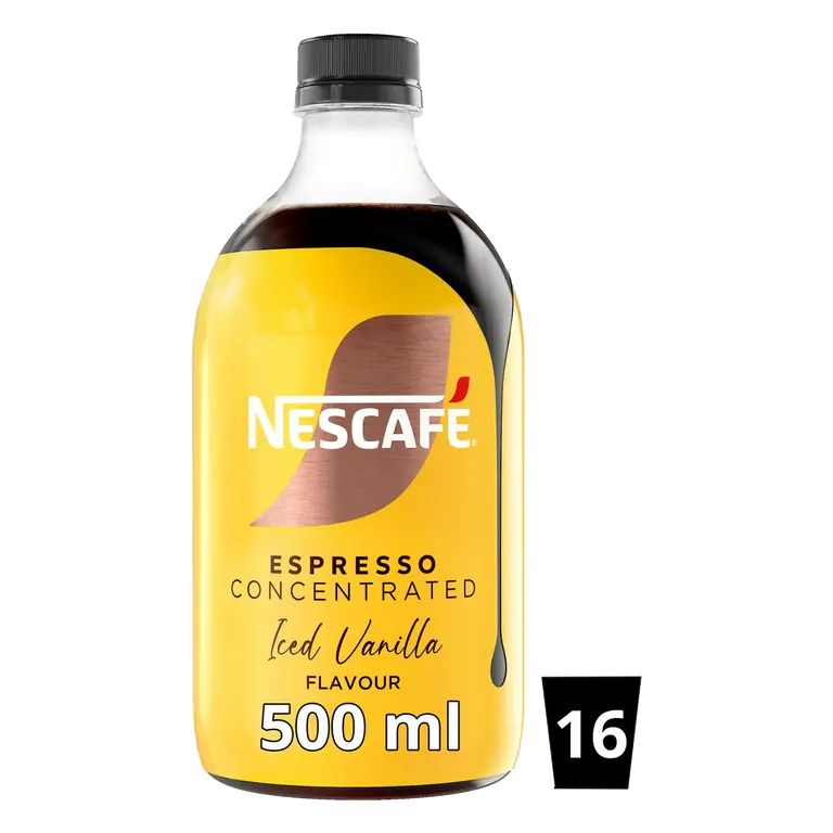 Iced Coffee Espresso Concentrated Vanilla Flavour 500ml