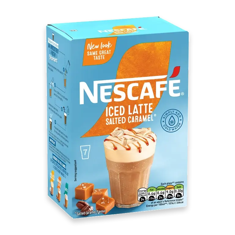 Iskaffe Gold Iced Salted Caramel 7-p