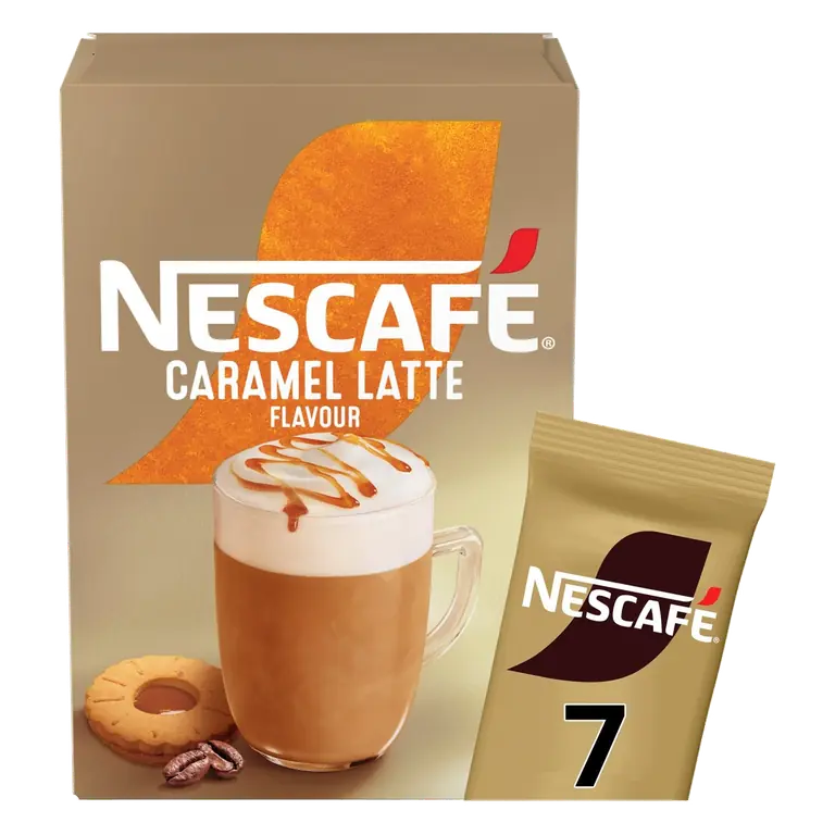 Latte Caramel Instant Coffee 7 Sachets