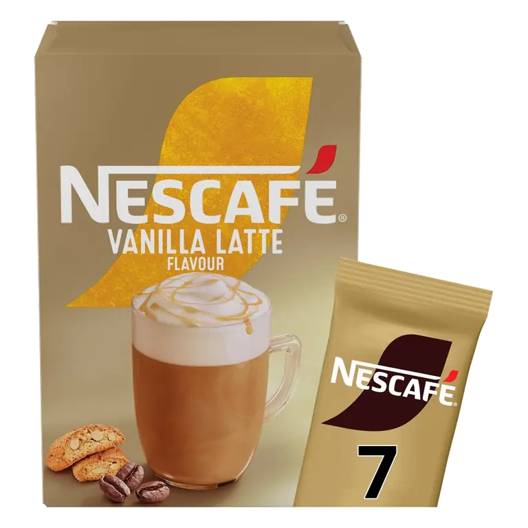 Latte Vanilla Instant Coffee 7 Sachets