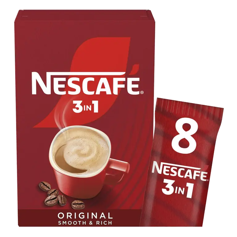 Original 3 in 1 Instant Coffee Sachets 8x16g