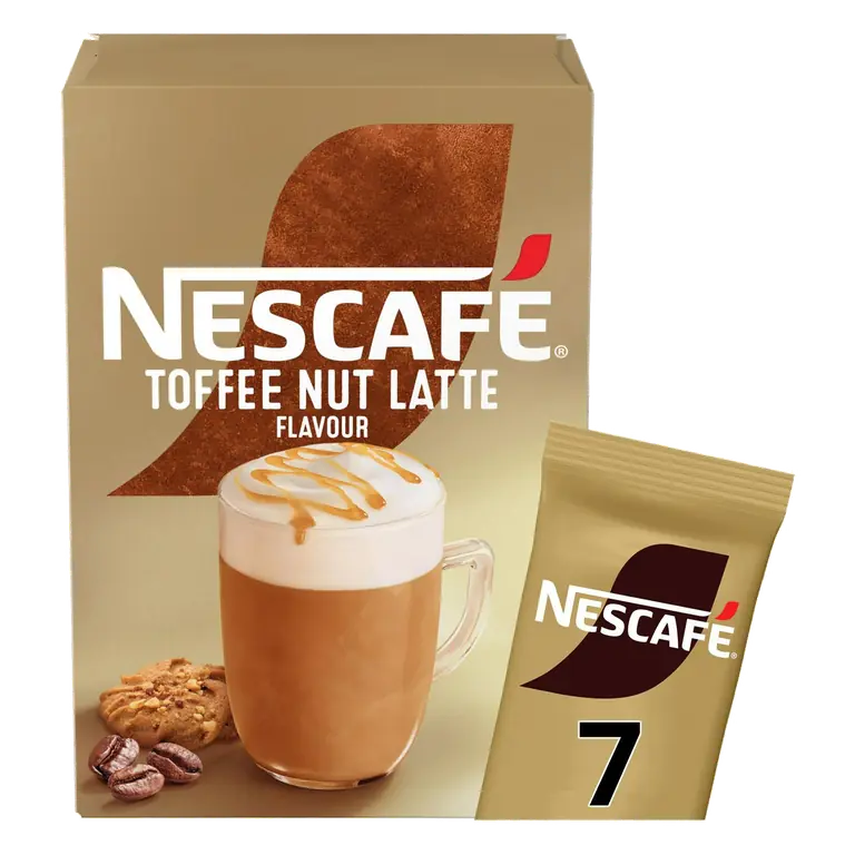 Toffee Nut Latte Instant Coffee Sachets x7 130.2g