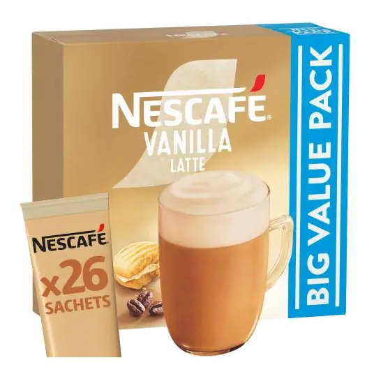 Vanilla Latte Coffee Sachets