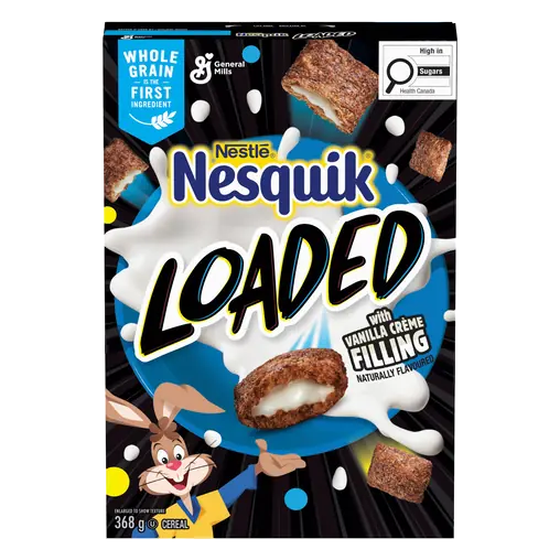 Nestlé Nesquik Loaded Cereal Chocolate With Vanilla Crème 368 g