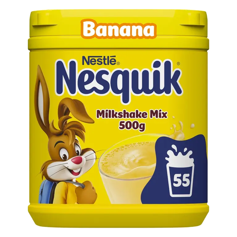 Banana Flavoured Milkshake Powder 500g Tub