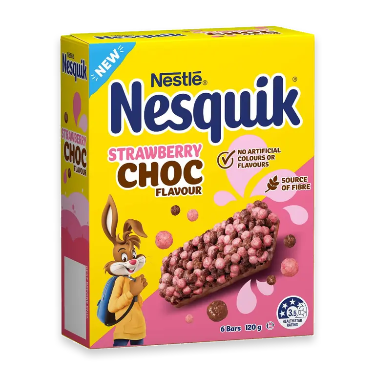 Cereal Bars Strawberry Choc