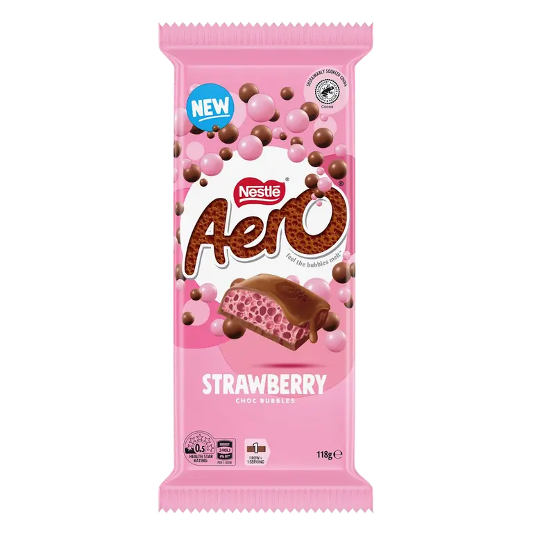 Aero Chocolate Strawberry Block