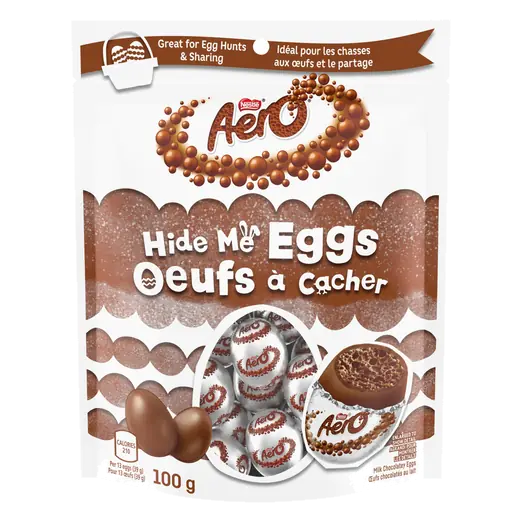 Hide Me Milk Chocolate Eggs 100 g
