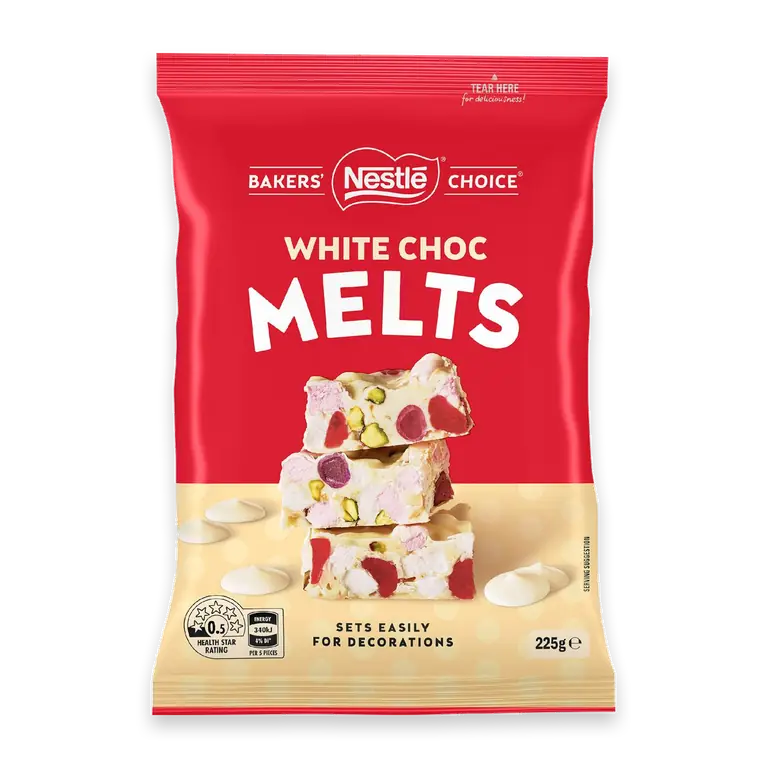Bakers Choice Melts White Chocolate