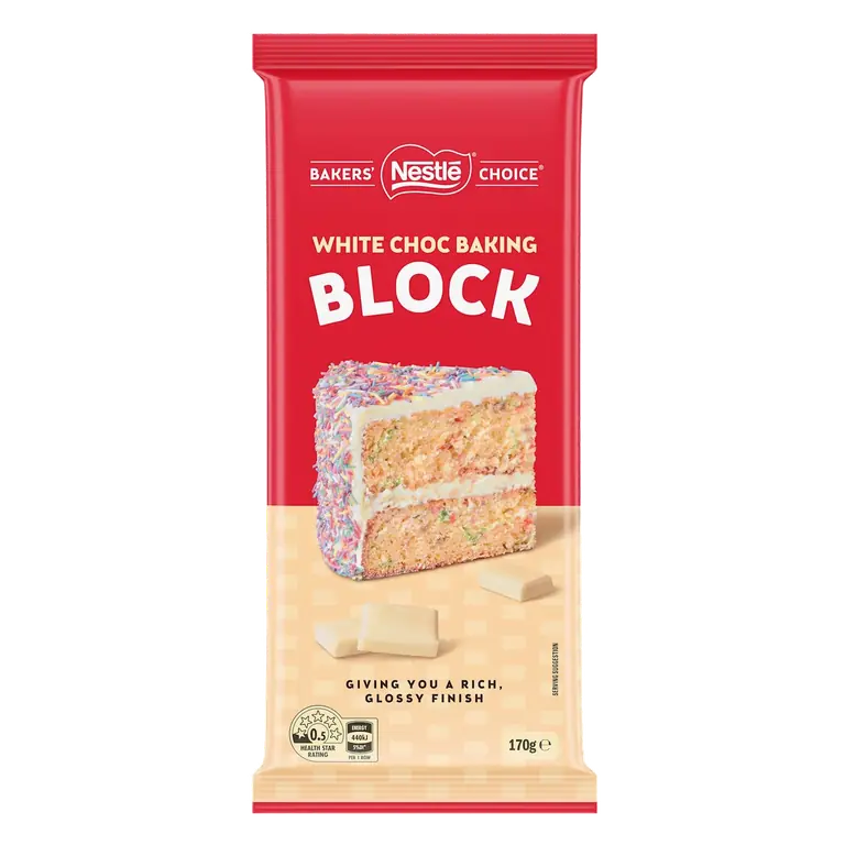 Baking Chocolate White Chocolate Baking Block