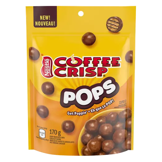 Coffee Crisp Pops Chocolaty Snacks Pouch 170 g