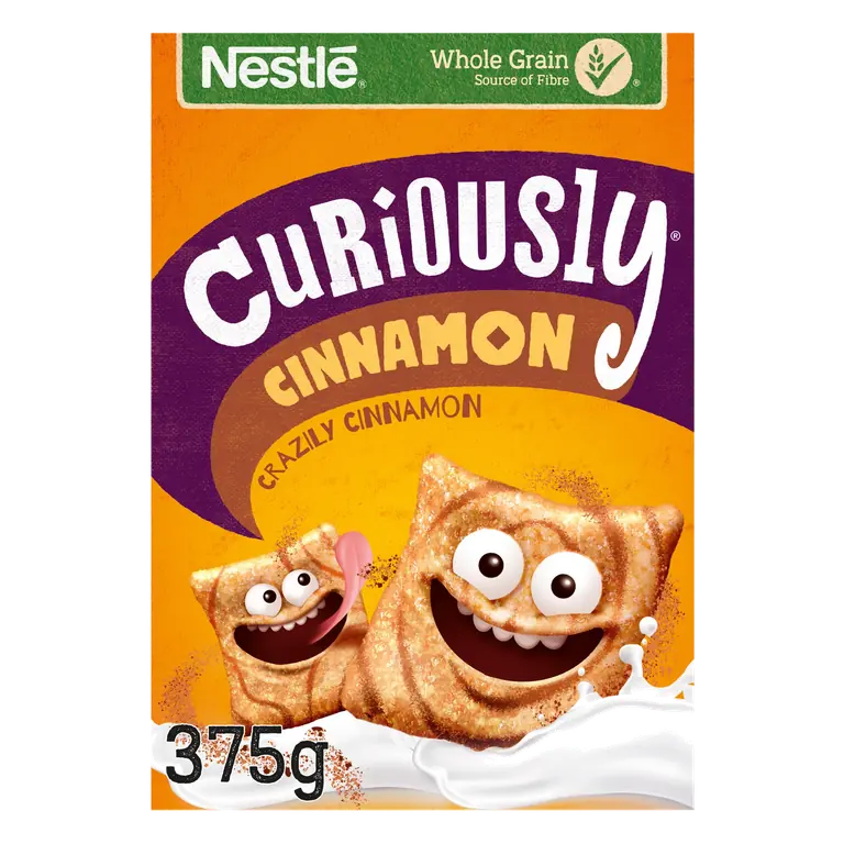 Nestlé Curiously Cinnamon Breakfast Cereal 375g