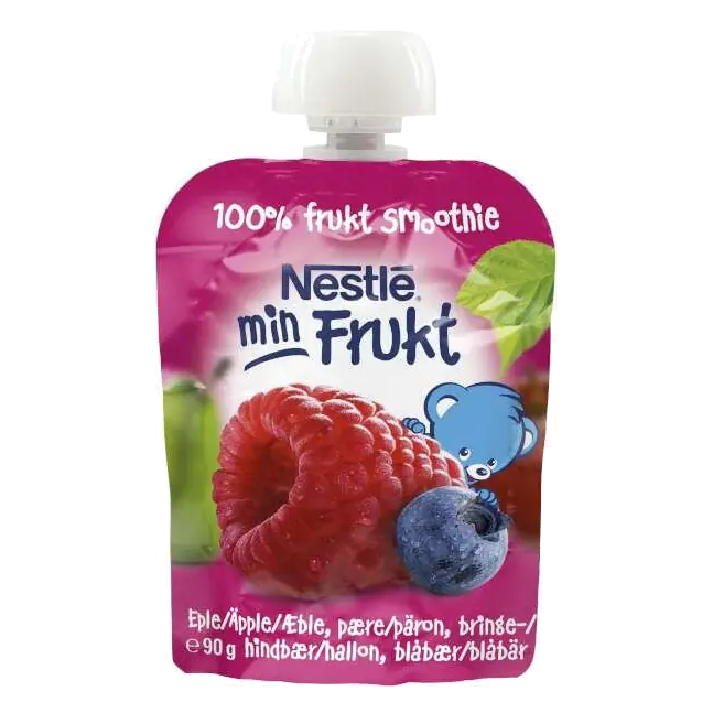 Fruktsmoothie Hallon Blåbär Äpple