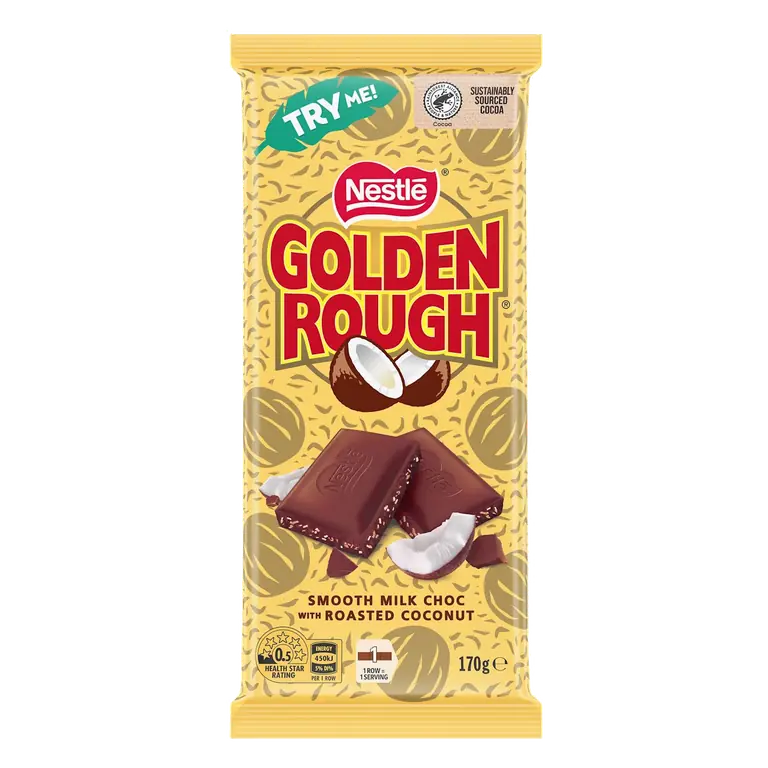 Golden Rough Chocolate Block