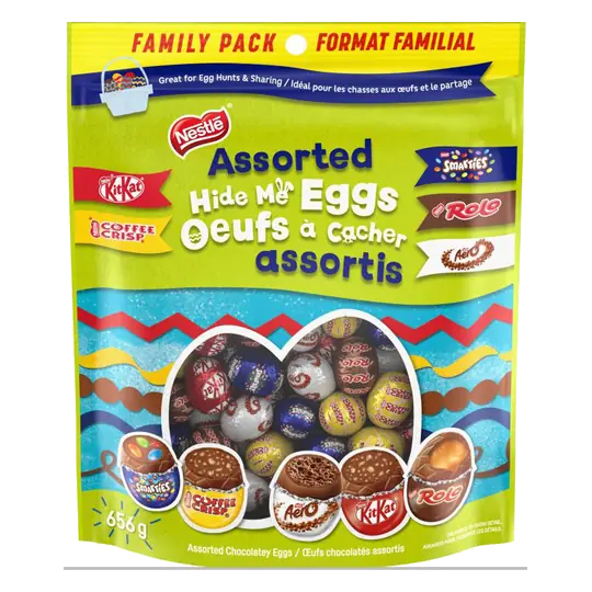 Hide Me Chocolate Eggs Assorted 656 g