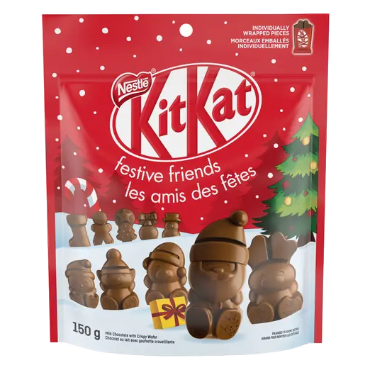 Kit Kat Chocolate Bag Festive Friends 150 g