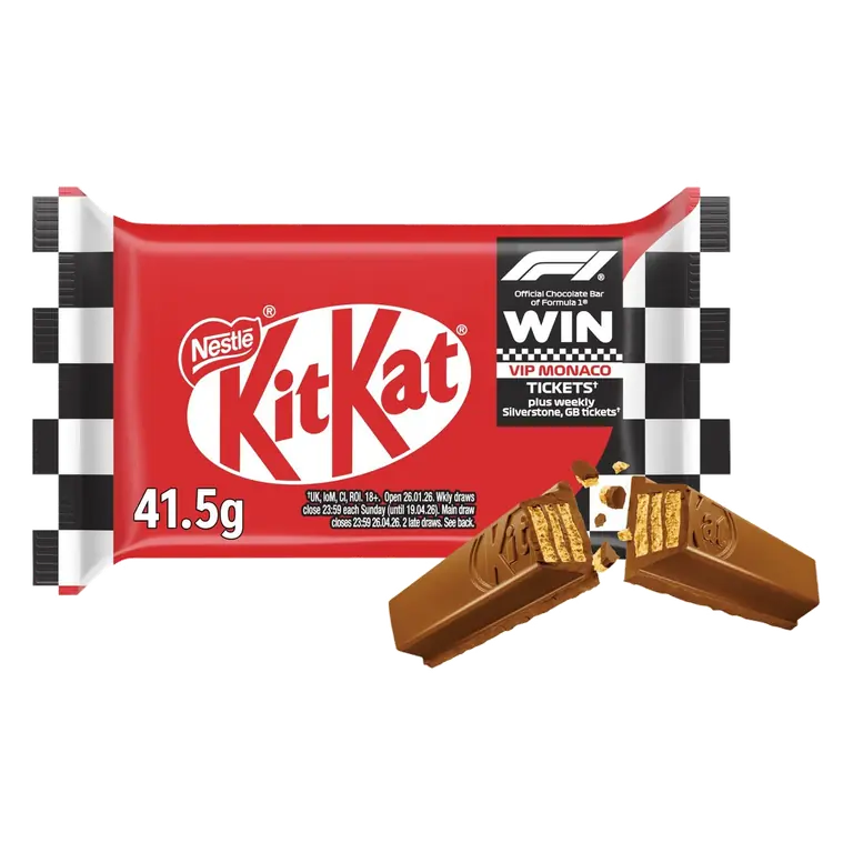 KitKat 4 Finger Milk Chocolate Bar 41.5g