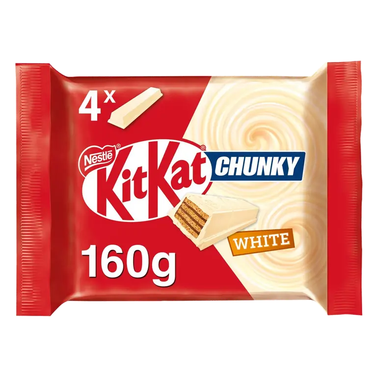 KitKat Chunky White Chocolate Bar Multipack 4x40g