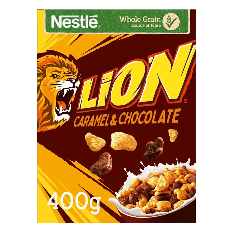 Lion Caramel and Chocolate Cereal 400g