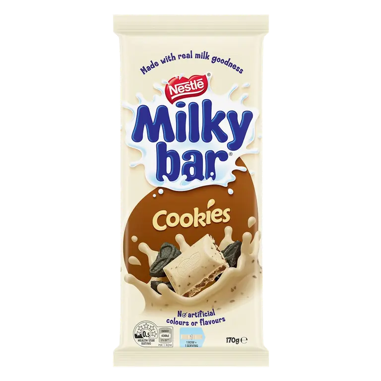 Milkybar Chocolate Cookies Block