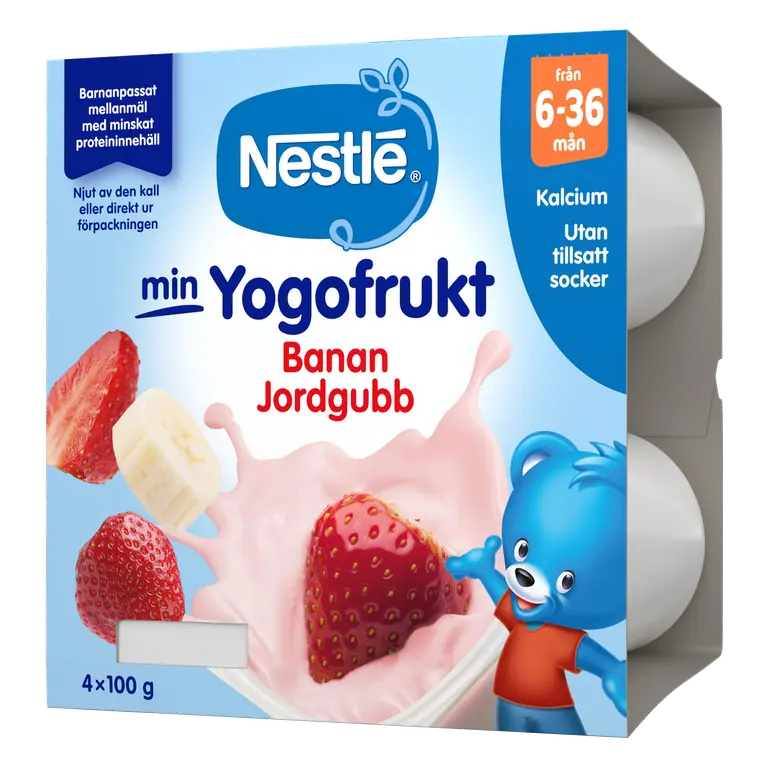 Min Yogofrukt Jordgubb Banan