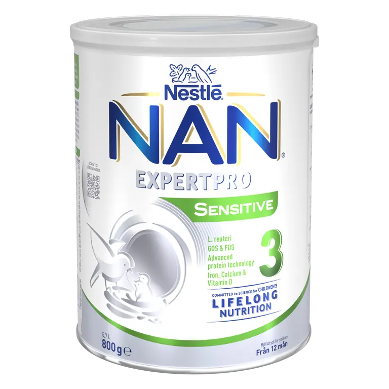 Nan 3 Mjölkdryck Sensitive