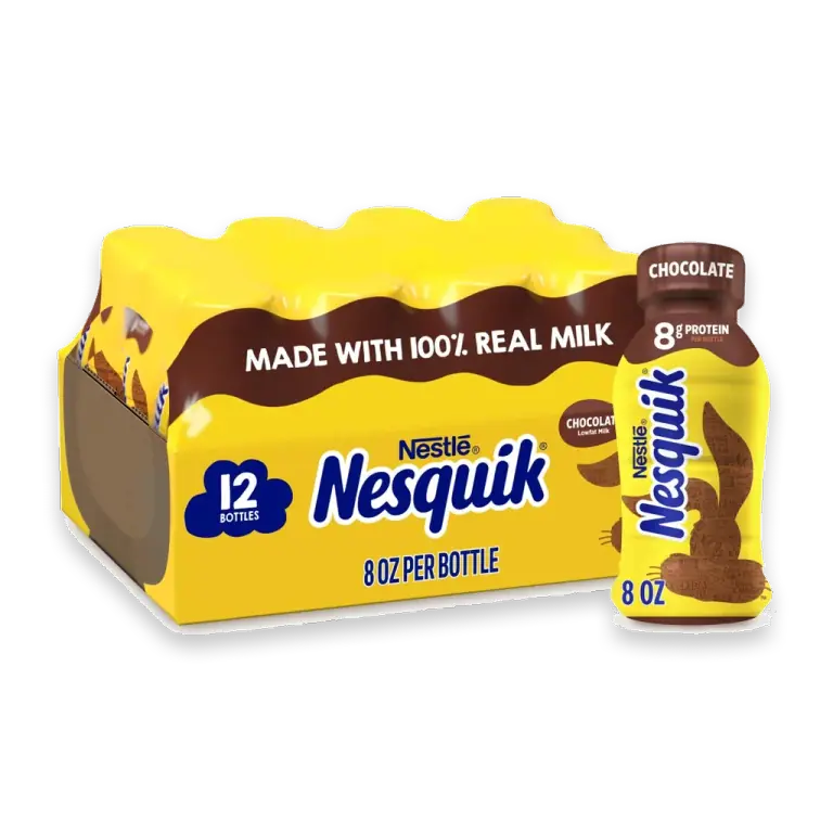 Nesquik Chocolate Milk Ready to Drink Low-fat Milk 12 Bulk Pack 8 fl oz Bottles