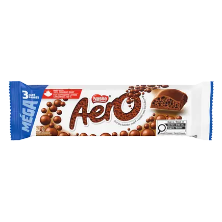 Aero Milk Chocolate Bars Mega Size 3 In 1 Pack 63 g