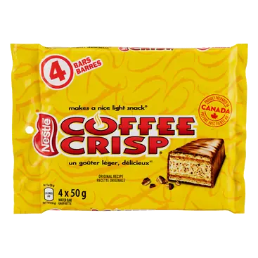Coffee Crisp Chocolate Bars 4 x 50 g