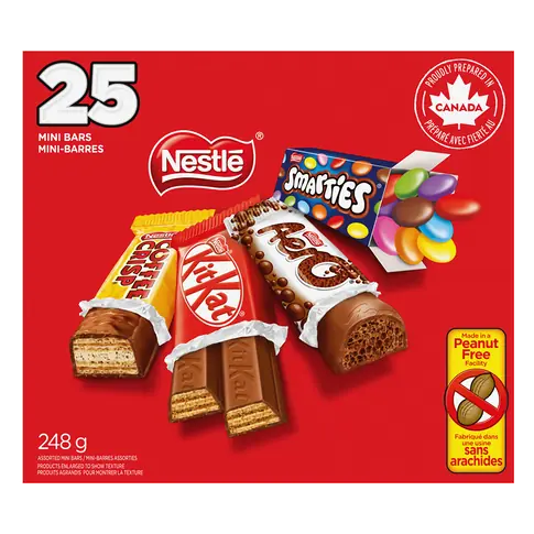 Minis Chocolate Bars 25 Count 248 g