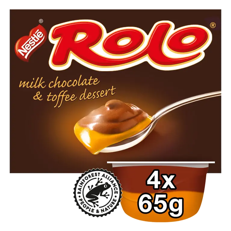 Rolo Milk Chocolate & Toffee Dessert 4 x 65g