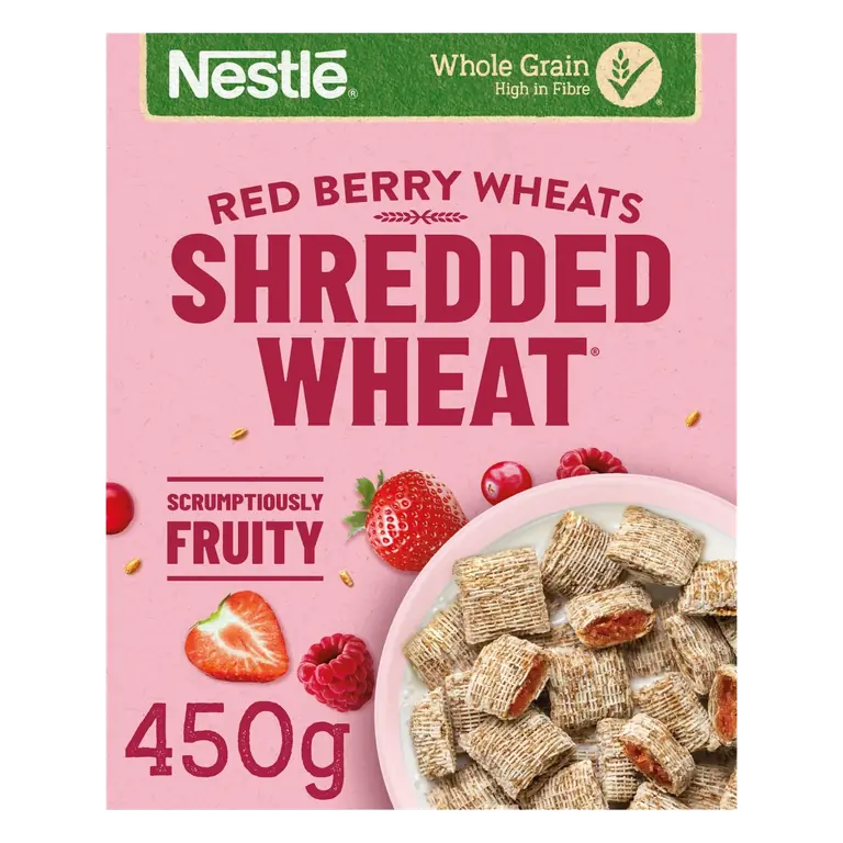 Shredded Wheat Red Berries and Vanilla Cereal 450g