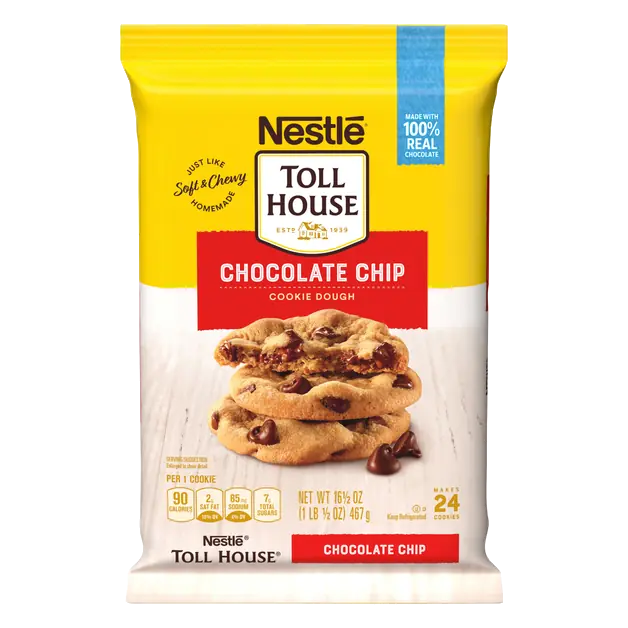 Chocolate Chip Cookie Dough - 24 ct