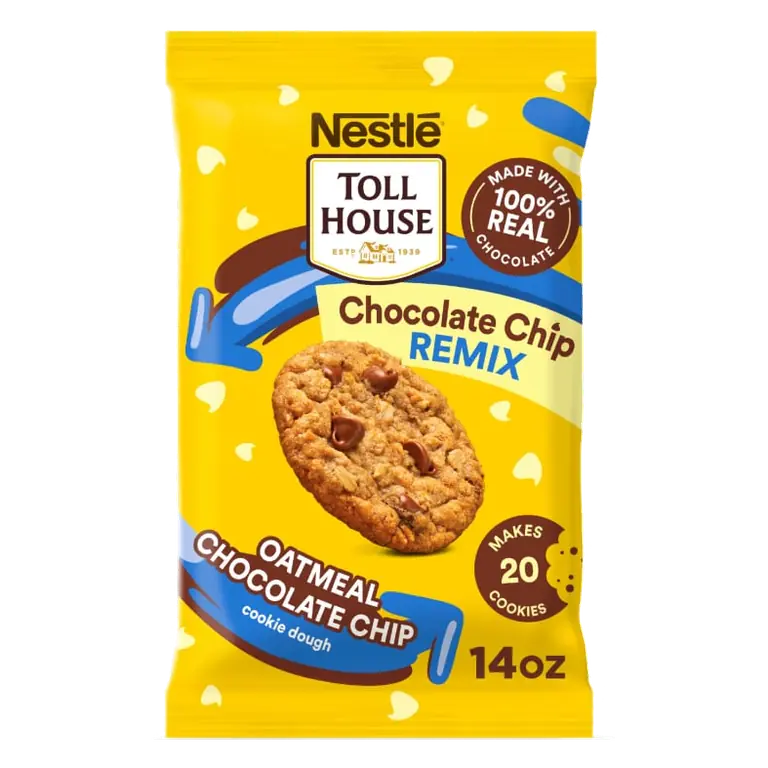 , Chocolate Chip Remix, Oatmeal Chocolate Chip Cookie Dough