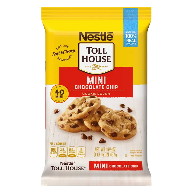 Mini Chocolate Chip Cookie Dough - 40 ct