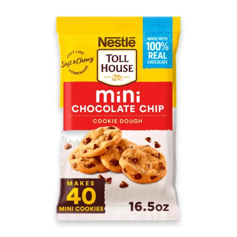 Mini Chocolate Chip Cookie Dough Ready to Bake Cookie Dough