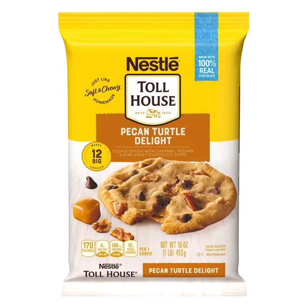 Pecan Turtle Delight Cookie Dough - 12 ct