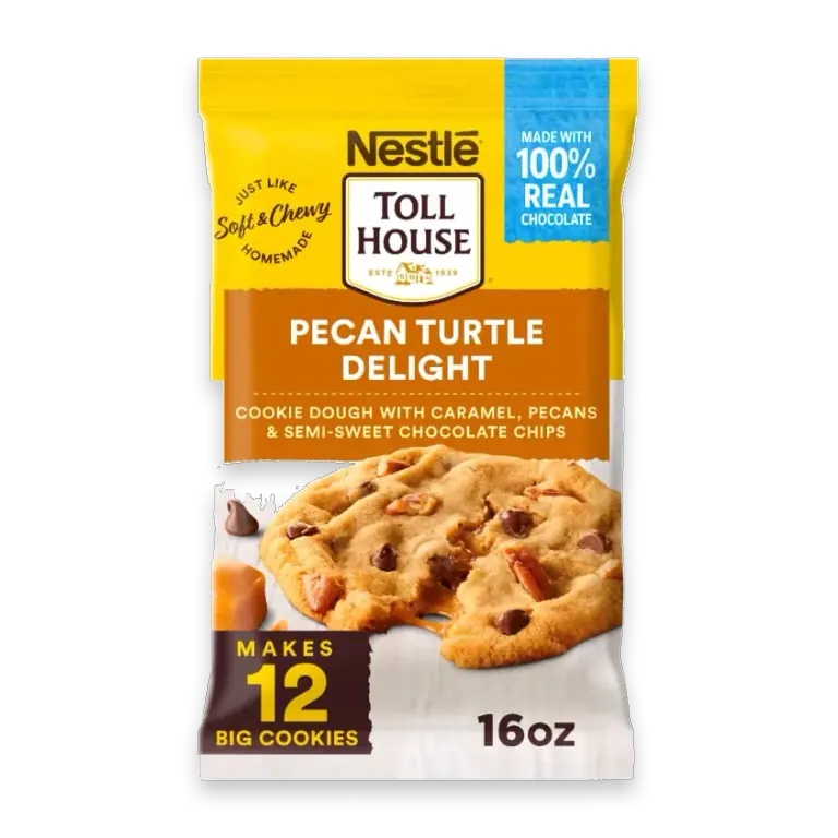 Pecan Turtle Delight Cookie Dough Caramel Pecan Chocolate Chips